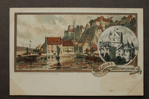 Postcard PC Meersburg 1905-1925